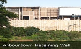 Artbourtown Retaining Wall